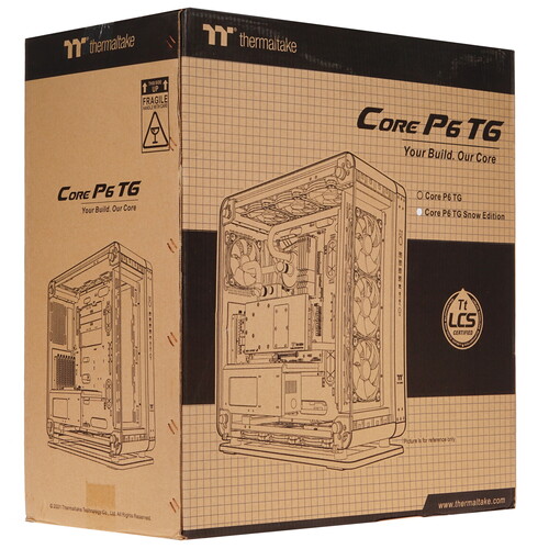Купить Корпус Thermaltake Core P6 TG Snow  4852227. Характеристики, отзывы и цены в Донецке