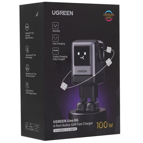 Купить Сетевое зарядное устройство Ugreen X688 серый  9213008. Характеристики, отзывы и цены в Донецке