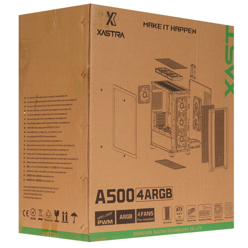 Купить Корпус XASTRA A500 4ARGB  5616061. Характеристики, отзывы и цены в Донецке