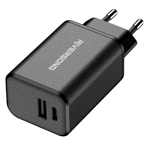 Купить Сетевое зарядное устройство Riversong PowerKub G65 черный  5487654. Характеристики, отзывы и цены в Донецке