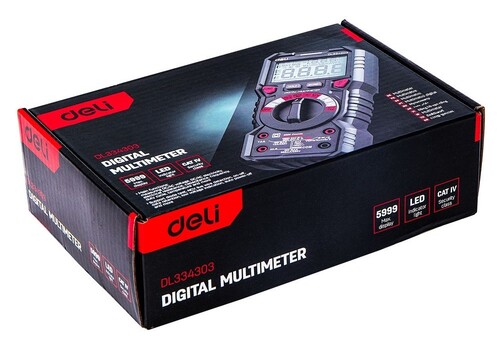 Купить Мультиметр Deli DL334303  9310952. Характеристики, отзывы и цены в Донецке