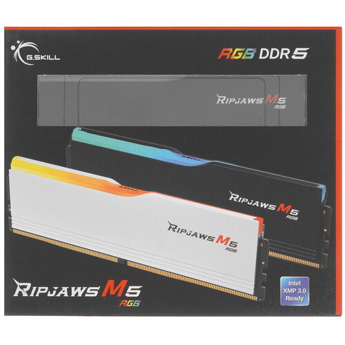 Купить Оперативная память G.Skill Ripjaws M5 RGB [F5-6400J3239F48GX2-RM5RK] 96 ГБ  9146469. Характеристики, отзывы и цены в Донецке