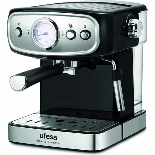 Купить Кофеварка рожковая UFESA CE7244 Brescia серебристый  9927944. Характеристики, отзывы и цены в Донецке
