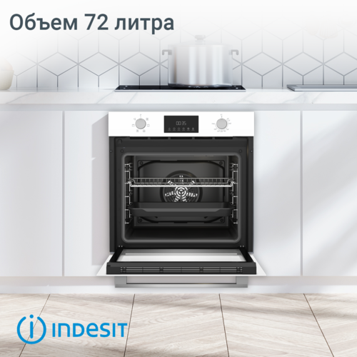 Купить Электрический духовой шкаф Indesit IFE 3644 J WH белый  9082806. Характеристики, отзывы и цены в Донецке