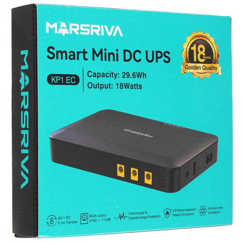Купить ИБП для роутеров MARSRIVA KP1 EC  9281630. Характеристики, отзывы и цены в Донецке