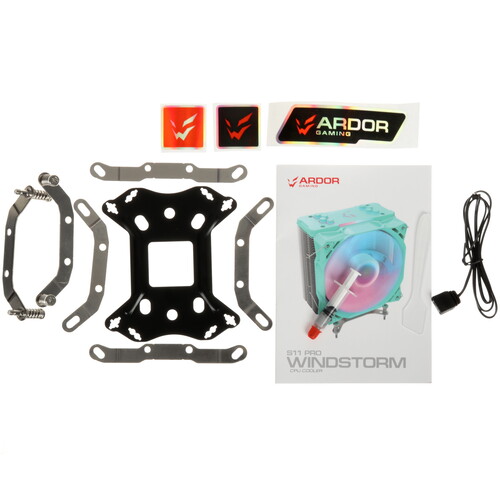 Купить Кулер для процессора ARDOR GAMING WINDSTORM S11 PRO Mint  бирюзовый  5431856. Характеристики, отзывы и цены в Донецке