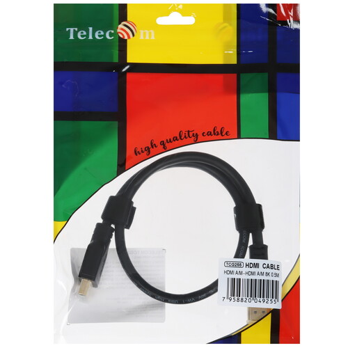 Купить Кабель  Telecom HDMI - HDMI, 0.5 м  5471390. Характеристики, отзывы и цены в Донецке
