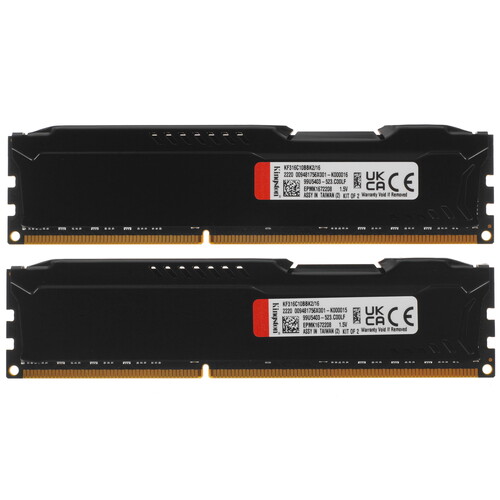 Купить Оперативная память Kingston FURY Beast Black [KF316C10BBK2/16] 16 ГБ  5053556. Характеристики, отзывы и цены в Донецке