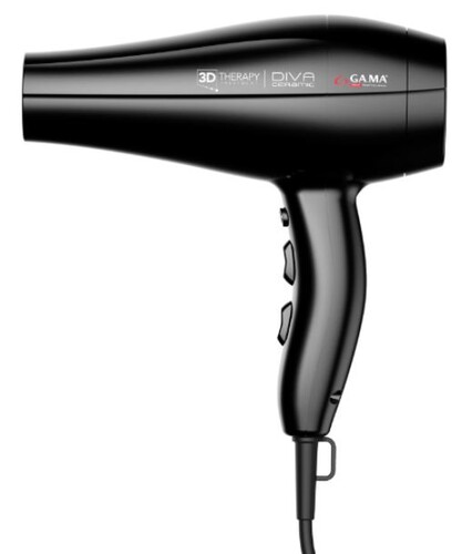Купить Фен GA.MA DIVA 3D THERAPY черный  5358796. Характеристики, отзывы и цены в Донецке