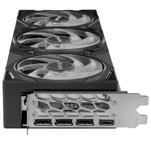 Купить Видеокарта KFA2 GeForce RTX 5070 Ti ROCK(X) OC 3FAN RGB Black [57IZN6MDBUEK]  5619422. Характеристики, отзывы и цены в Донецке