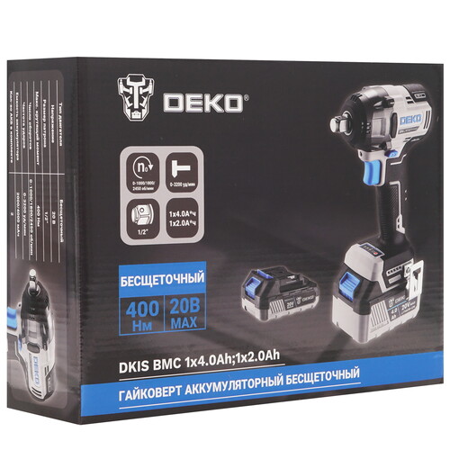 Купить Гайковерт DEKO DKIS UNV 20V  5608071. Характеристики, отзывы и цены в Донецке