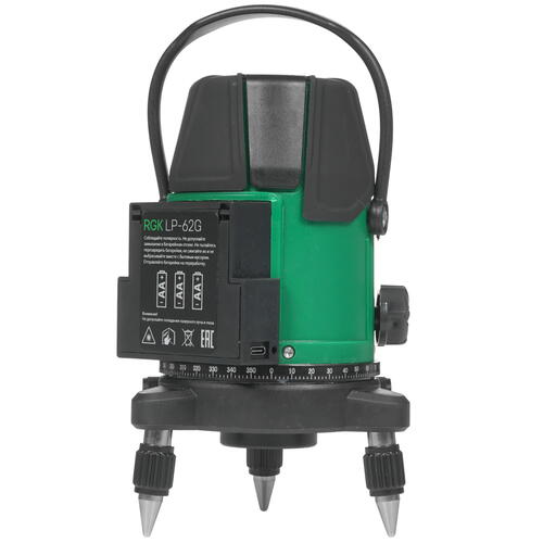 Купить Лазерный нивелир RGK LP-62G  8137431. Характеристики, отзывы и цены в Донецке
