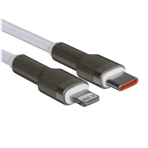 Купить Кабель круглый Baseus Lightning 8-pin - USB Type-C белый 2 м  9167187. Характеристики, отзывы и цены в Донецке