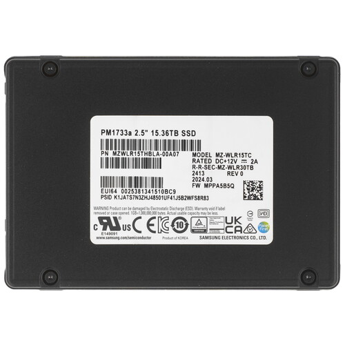 Купить 15360 ГБ Серверный SSD Samsung PM1733a [MZWLR15THBLA-00A07]  5605547. Характеристики, отзывы и цены в Донецке