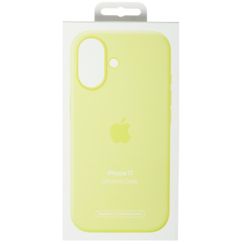 Купить Накладка  Apple Silicone Case для Apple iPhone 17 желтый  5641851. Характеристики, отзывы и цены в Донецке