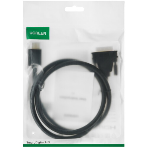 Купить Кабель однонаправленный Ugreen HDMI - DVI-D, 1 м  9179493. Характеристики, отзывы и цены в Донецке
