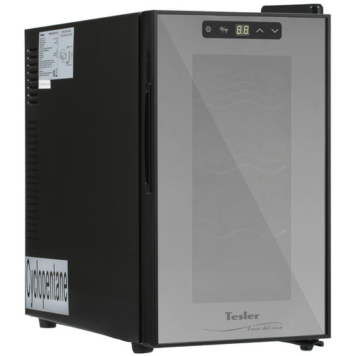 Купить Винный шкаф Tesler WCV-080 черный  1108473. Характеристики, отзывы и цены в Донецке