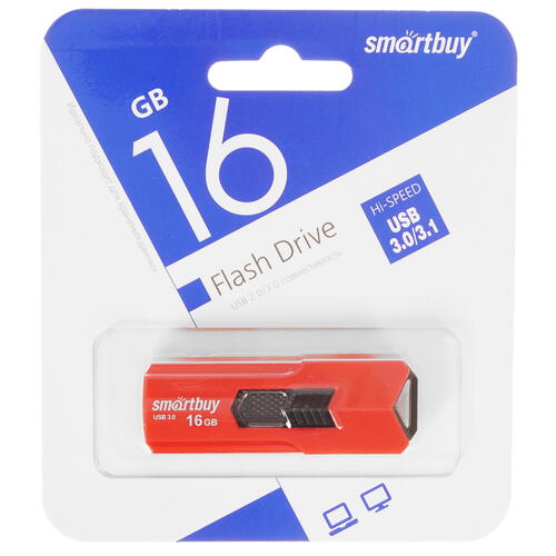 Купить Память USB Flash 16 ГБ SmartBuy Stream  5453706. Характеристики, отзывы и цены в Донецке