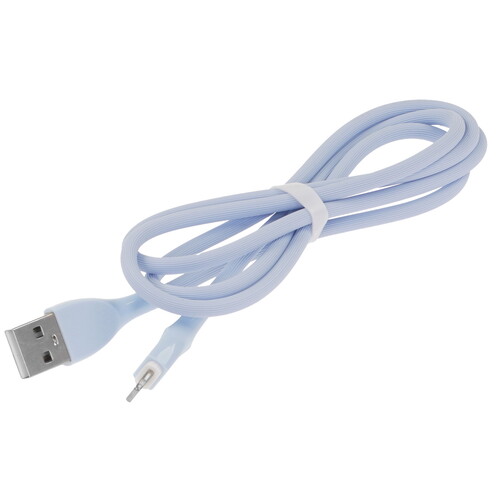 Купить Кабель круглый Perfeo Lightning 8-pin - USB 2.0 Type-A голубой 1 м  9173188. Характеристики, отзывы и цены в Донецке