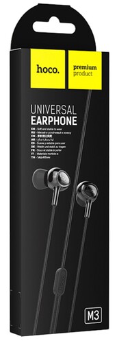Купить Проводные наушники HOCO M3 Universal черный 2016  5465077. Характеристики, отзывы и цены в Донецке