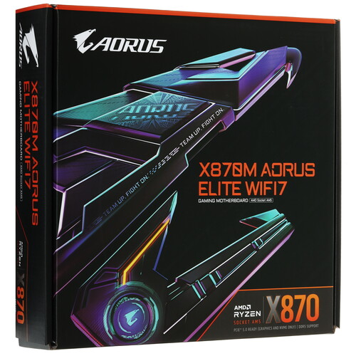 Купить Материнская плата GIGABYTE X870M AORUS ELITE WIFI7  5633325. Характеристики, отзывы и цены в Донецке