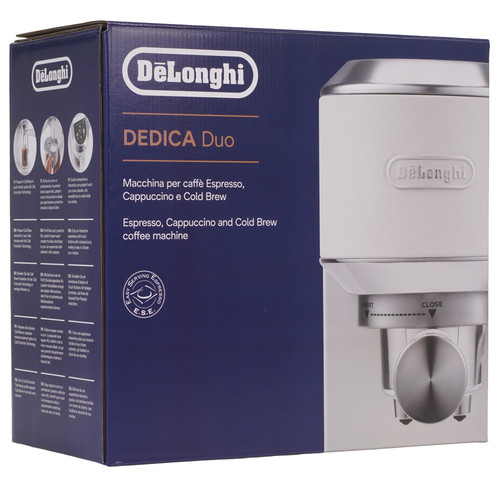 Купить Кофеварка рожковая Delonghi Dedica Duo EC890.GR зеленый  5643010. Характеристики, отзывы и цены в Донецке