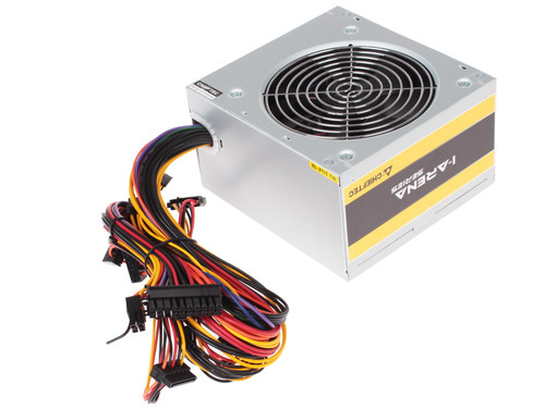 Купить Блок питания Chieftec iARENA 500W [GPA-500S8] серый  1065809. Характеристики, отзывы и цены в Донецке