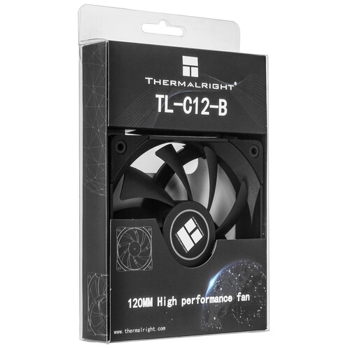 Купить Вентилятор Thermalright TL-C12-B  черный  5421895. Характеристики, отзывы и цены в Донецке