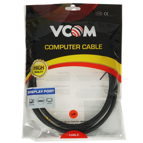 Купить Кабель  VCOM DisplayPort - DisplayPort, 2 м  4809473. Характеристики, отзывы и цены в Донецке