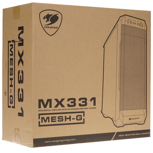 Купить Корпус Cougar MX331 Mesh-G  1662861. Характеристики, отзывы и цены в Донецке