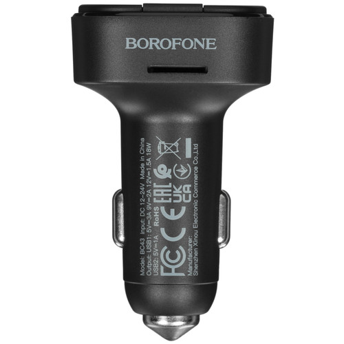 Купить FM-трансмиттер Borofone BC43  9119708. Характеристики, отзывы и цены в Донецке