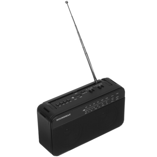 Купить Радиоприемник SOUNDMAX SM-RD2123UB черный  9944381. Характеристики, отзывы и цены в Донецке
