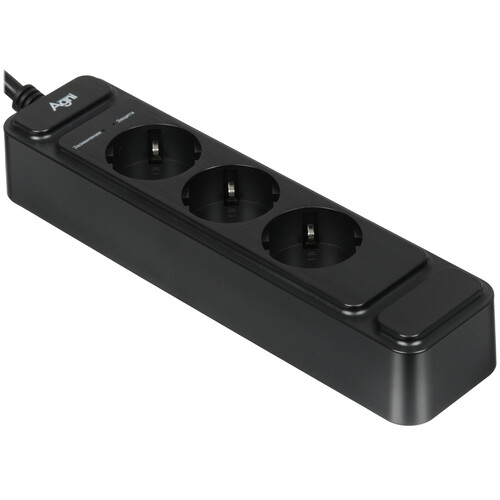 Купить Сетевой фильтр AGNI TP-FS3E черный  9289361. Характеристики, отзывы и цены в Донецке