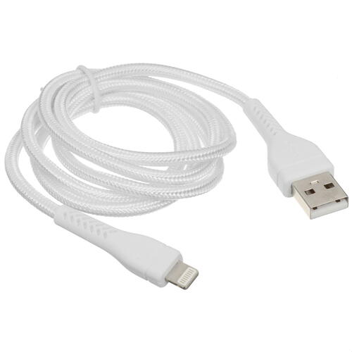 Купить Кабель круглый DEXP Lightning 8-pin - USB 2.0 Type-A белый 1 м  1285470. Характеристики, отзывы и цены в Донецке