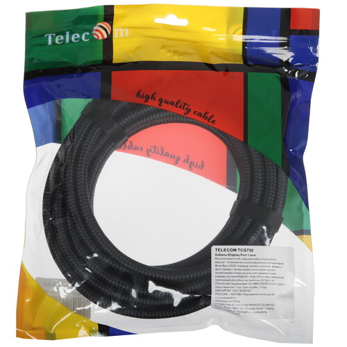 Купить Кабель  Telecom DisplayPort - DisplayPort, 5 м  5471601. Характеристики, отзывы и цены в Донецке