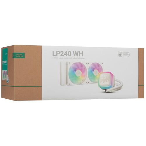 Купить Система охлаждения DEEPCOOL LP240 WH  белая  5619657. Характеристики, отзывы и цены в Донецке