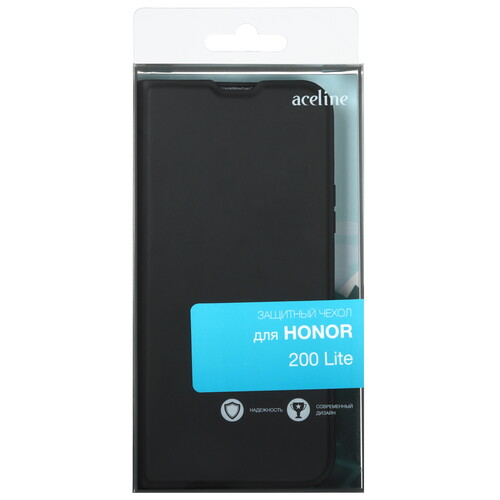 Купить Чехол-книжка  Aceline Kors для HONOR 200 Lite черный  9103923. Характеристики, отзывы и цены в Донецке