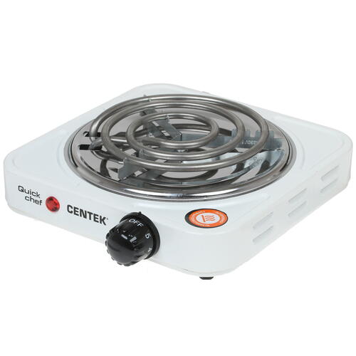 Купить Плита компактная электрическая Centek CT-1508 белый  1114260. Характеристики, отзывы и цены в Донецке
