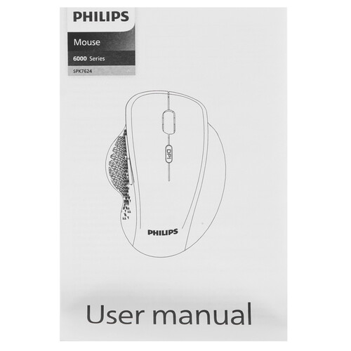 Купить Мышь беспроводная Philips SPK7624  черный  9251639. Характеристики, отзывы и цены в Донецке