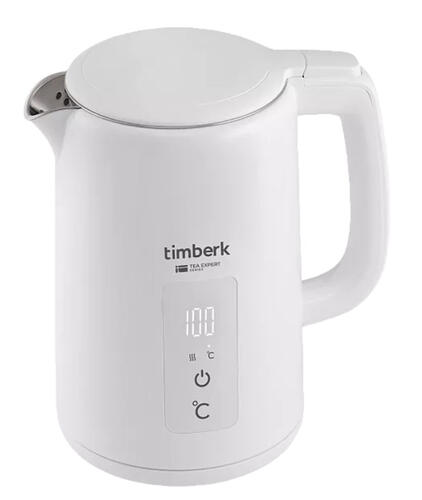 Купить Электрочайник Timberk T-EK21S02 белый  9079360. Характеристики, отзывы и цены в Донецке