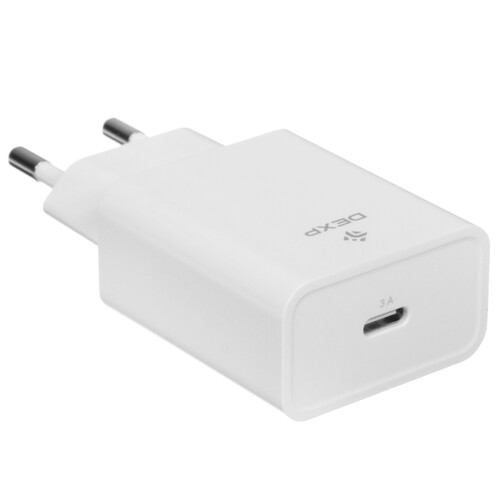 Купить Сетевое зарядное устройство DEXP IET25CD белый  9140164. Характеристики, отзывы и цены в Донецке