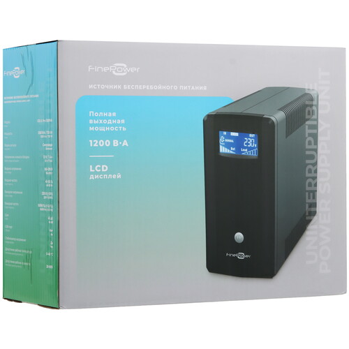 Купить ИБП FinePower CEE-E Pro 1200VA  5494296. Характеристики, отзывы и цены в Донецке
