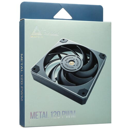 Купить Вентилятор Montech METAL 120 PWM  черный  5068696. Характеристики, отзывы и цены в Донецке