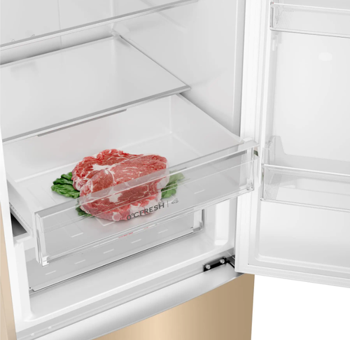 Купить Холодильник с морозильником   Haier CEF538CGG золотистый  9291527. Характеристики, отзывы и цены в Донецке