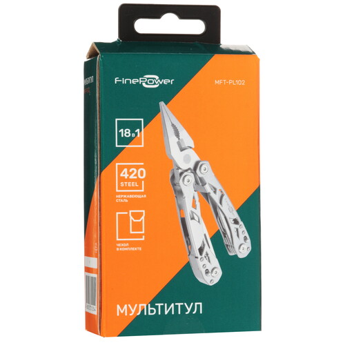 Купить Мультитул FinePower MFT-PL102  9098583. Характеристики, отзывы и цены в Донецке