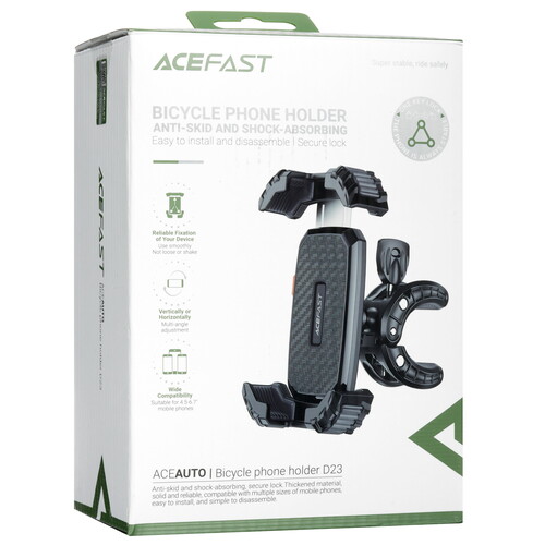 Купить Держатель мото-велосипедный ACEFAST D23 черный  9191301. Характеристики, отзывы и цены в Донецке