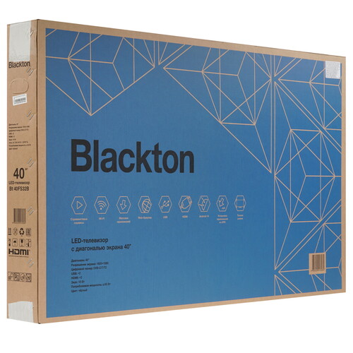 Купить 40" (102 см) Телевизор Blackton Bt 40FS32B черный  9254784. Характеристики, отзывы и цены в Донецке