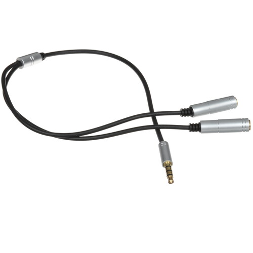 Купить Кабель   Pero jack 3.5 мм - jack 3.5 мм х2 шт. серебристый  5474201. Характеристики, отзывы и цены в Донецке