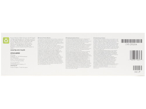 Купить Картридж лазерный HP 205A (CF531A) голубой, с чипом  1163546. Характеристики, отзывы и цены в Донецке