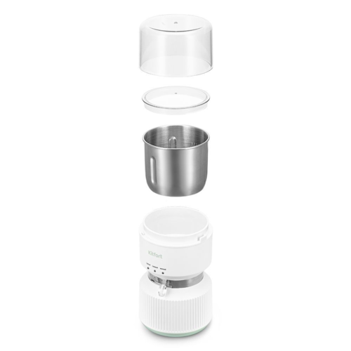 Купить Кофемолка электрическая Kitfort КТ-7480 белый  9155316. Характеристики, отзывы и цены в Донецке